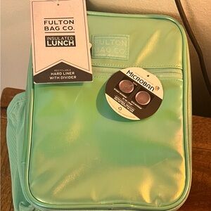 Fulton Bag Co. Mint Green Insulated Lunch Bag